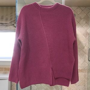 Designer pink sweater